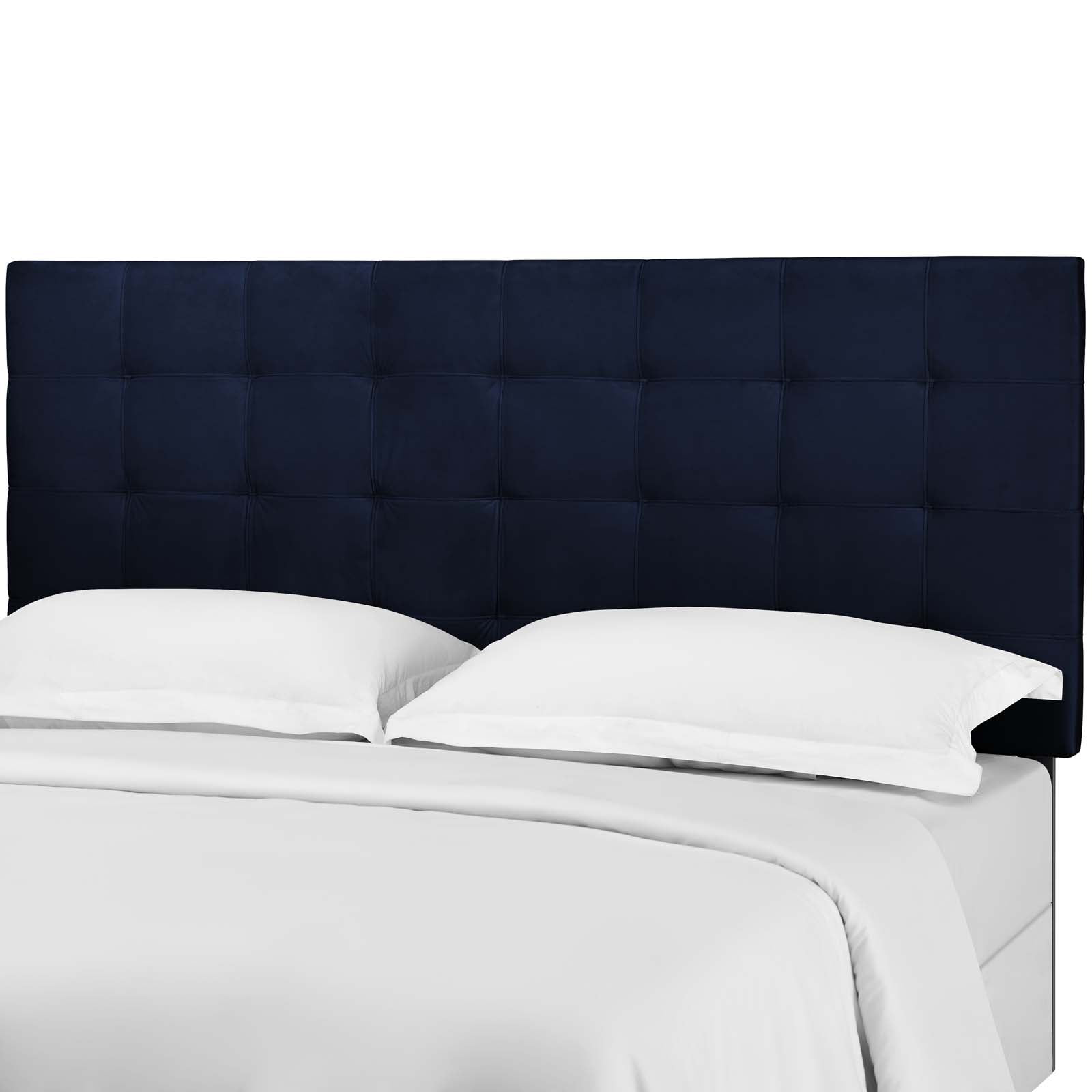 Contemporary Modern Urban Designer Bedroom King Size Tufted Headboard