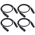 thumbnail image 1 of DMX512 Signal Cable Canon Cable/Microphone Cable/Microphone Cable XLR Cable Black, 1 of 9