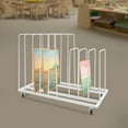 thumbnail image 6 of Modern Art Drying Rack, White Iron with 11.02lbs Capacity, Ventilated Partitions & Anti-Scratch Edges, Perfect for Canvas Boards/Posters/Panels Storage, 6 of 16