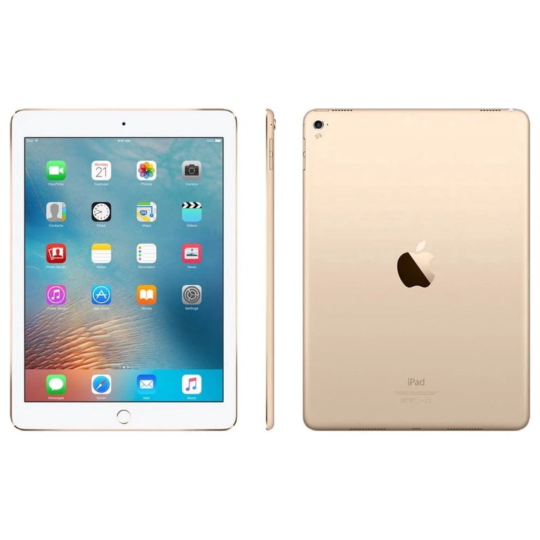 Restored 2016 Apple 9.7-in iPad pro Wi Fi+Cellular 256 GB Gold