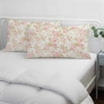 thumbnail image 4 of Pink Flowers Lumar Pillow Covers,Country Botanical Floral Leaves Romantic Soft Breathable Throw Pillow Cases with Invisible Zipper,Decorative Pillowcase Pillows Protectors for Sofa Bed Chair 16"x24", 4 of 9