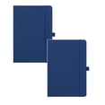 thumbnail image 2 of Clearance Under $7.5! 2Pc A5+A6 Strap Notebook In Dark Blue Composition Notebook Notepad, 2 of 5