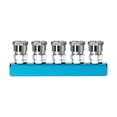 thumbnail image 2 of Amdohai 5 Way Manifold Block Splitter Quick Connect Air Hose Splitter Coupler Air Compressor Splitter Pneumatic Air Compressor Manifold Fitting, 2 of 7