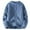 Blue, variant on Long Sleeve Sweaters Men's Sweater Round Neck Loose Knit Sweater Lazy Thick Long Sleeved Pullover(White)