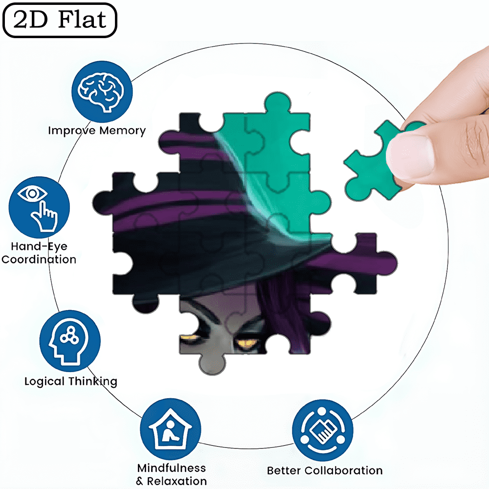 A Box of (1000pcs) Adult Puzzles, Character Landscape Theme, High Difficulty, Suitable for Adults, Family Entertainment.29.4*19.6 in