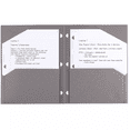 thumbnail image 2 of Five Star Plastic Folder 2-Pocket Stay-Put 11.75" x 9.5" Grey, 2 of 3