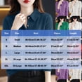 thumbnail image 4 of Women's Solid Color Button Down Collar Long Sleeve Sweater Cardigan Casual Work Office Business Casual Fashion Essential Gift for Women | CSEONE,Dark Blue L, 4 of 9