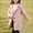 Pink, variant on FSYBOA Girls Wool Bland Coats Size 10-12, Mid Length Warm Single Breasted Long Sleeve Winter Outerwear Pink