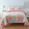 thumbnail image 1 of Mainstay Kids Rainbow Sweetie Plush Comforter set, 1 of 1