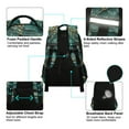 thumbnail image 4 of ALAZA Beautiful 3d Flower Backpack Elementary School Bag Bookbag Travel Rucksack, 4 of 7