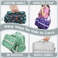 thumbnail image 5 of bentgo Glitter Edition Kids Insulated Lunch Bag 3-Compartment Silver (BGPTBAG-SLGL), 5 of 8