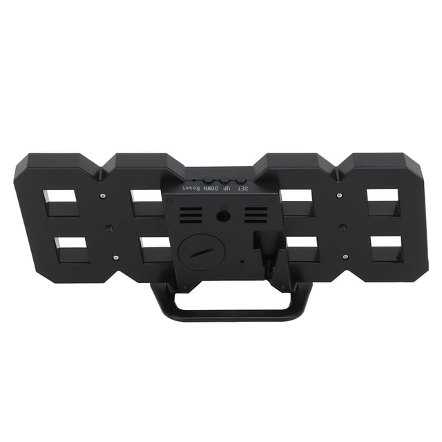 Reloj Despertador Digital, Luminoso Estéreo Digital Inteligente Control De Voz LED Pantalla Grande 3D Reloj Despertador Digital Para Pared Para Escritorio
