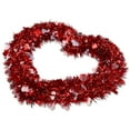 thumbnail image 4 of Tinsel Heart Wreath, Red and Pink, 15", Valentine's Day by Way To Celebrate, 4 of 5