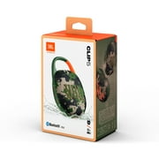 JBL Clip 5 Bluetooth Portable Speaker with Protective Case Bundle, Camo, JBLCLIP5SQUADAM_CLIP5-CASE