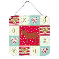 Carolines Treasures CK5275DS66 6 x 6 in. Irish Donkey Love Wall or Door Hanging Prints