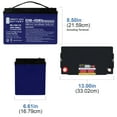 thumbnail image 2 of 12V 100AH GEL Battery Replacement for Interstate DCM0100, 2 of 6