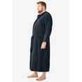 thumbnail image 3 of KingSize Men's Big & Tall Terry Velour Hooded Maxi Robe, 3 of 5