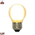 thumbnail image 3 of Royal Designs Decorative Frosted Indoor or Outdoor G45 Edison E26 Medium Base Dimmable LED Light Bulbs, 6 Pack, 3 of 7