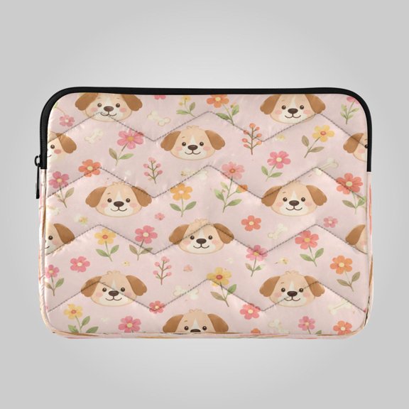 16in Laptop Bag Briefcases Computer Inner Bags Computer Bags Laptop Sleeves Work Travel School Bag Sweet Puppy Bone Artwork