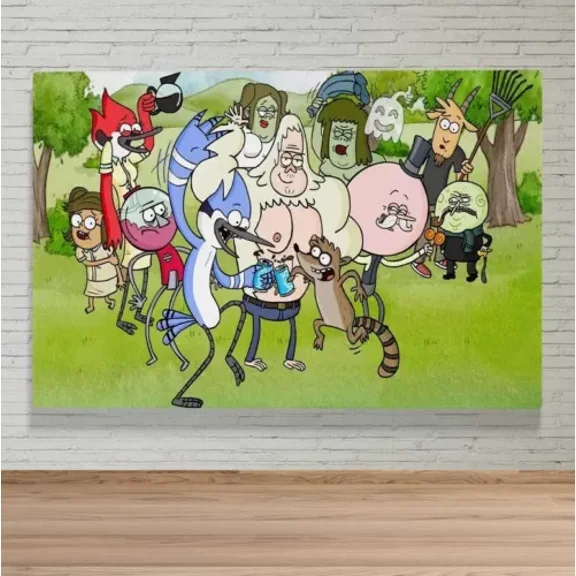 POSTER Regular Show, Wall Art, Wall Decor, Poster Gift 2 UNFRAMED, 12x18