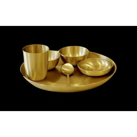 bronze dinner plate set of 6 pieces for home/ gift item