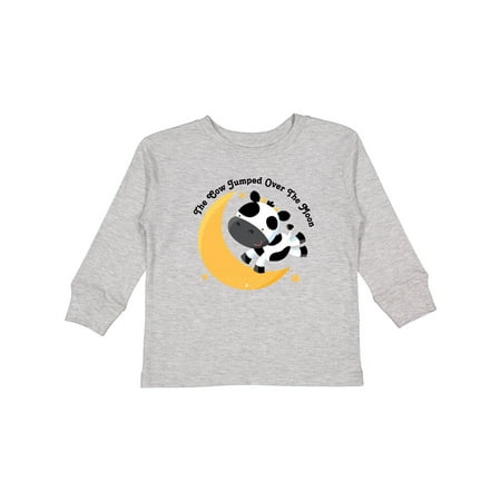 

Inktastic Cow Jumped over the Moon Gift Toddler Boy or Toddler Girl Long Sleeve T-Shirt