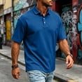 thumbnail image 6 of Mens Polo Shirts Summer Golf Beach Short Sleeve Collared Quick Dry Lightweight Regular Fit Shirt, 3XL, 6 of 7