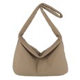thumbnail image 1 of Gran Hinchazón Bolso Bolsas para Mujeres Nylon Sólido Color Hobo, 1 of 9