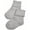 grey, variant on Tic Tac Toe - Little Girls' Triple Roll Socks 31767-XX-Small (white)