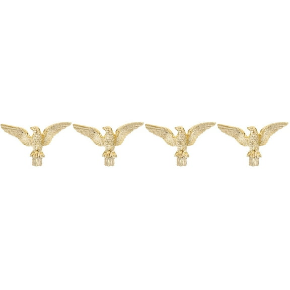 4-Pack Plastic Flagpole Topper Set - Decorative Flagpole Finials for Outdoor and Indoor Use