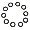 thumbnail image 1 of Pack de 10pcs Arandelas de fieltro de lana de trompeta Sunnimix Dia 17 mm negro, 1 of 8