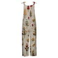 thumbnail image 5 of TIMIFIS Christmas Rompers For Women Ladies Printed Sleeveless Backless Loose Long Playsuits Rompers Jumpsuit with Pocket pring, 5 of 5