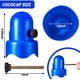 thumbnail image 2 of 10 Pieces Trampoline Pole Cap 1.5 Inch Diameter Enclosure Safety Caps with Screw Thumb for Trampoline Net, 2 of 5