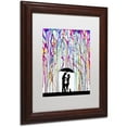 thumbnail image 2 of Trademark Fine Art 'Two Step' Canvas Art by Marc Allante, White Matte, Wood Frame, 2 of 4
