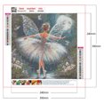 thumbnail image 2 of Pintura de diamante 5D DIY taladro redondo completo Hada chica decoración del hogar arte artesanal 30x30cm, 2 of 9