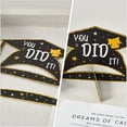 thumbnail image 3 of LRXIYODE 2Pcs Class of 2023 Party Decor Paper Doctoral Cap Graduation Table Centerpiece Black, 3 of 7