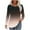 Rose Gold, variant on Lenpel Women's Long Sleeve Shirts Casual Loose Crew Neck Gradient Tunic Tops Fashion Spring Fall Blouses