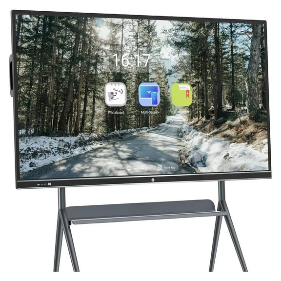 JYXOIHUB Smart TVs, 86 Inch Digital Electronic interactive Whiteboard and Smartboard, 4K Monitor Touchscreen for Presentation and Player for Advertisin