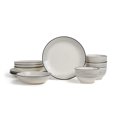 thumbnail image 1 of Earth & Clay Zeke Earthenware 12-Piece Dinnerware Set, Grey, 1 of 1