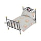thumbnail image 5 of Modelo de cama 1:6, cama en miniatura, modelo de decoración de muebles, decoración de casa de muñecas, accesorios, muebles de dormitorio con cama en D, 5 of 9
