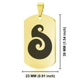 thumbnail image 2 of Stainless Steel Matau (Fish Hook) Maori Symbol Dog Tag Keychain Circle Ring, 2 of 2