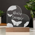 thumbnail image 2 of Engraved Acrylic Heart Plaque-Light, 2 of 10