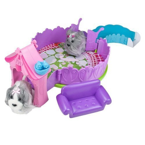Zhu Zhu Puppies ¡Los cachorros elegantes de la casa de juegos para cachorros no están incluidos! Zhu Zhu Pets 0877799007745