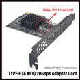 thumbnail image 3 of Tarjeta De Expansión USB 3.2 Gen 2, Fácil Instalación PCIe A Tarjeta USB 3.2 Gen 2 20 Gbps Plug And Play Para Chasis, 3 of 7