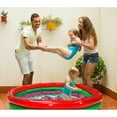 thumbnail image 4 of Hoovy 59 Inch 53 Gallon 3 Ring Watermelon Inflatable Kiddie Swimming Pool Set, 4 of 5