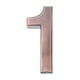 thumbnail image 2 of Números de casa modernos, números de buzón del 0 al 9, autoadhesivos, números de metal para dirección de casa, letreros exteriores o interiores, fácil instalación., 2 of 7