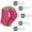 Pink, variant on LIUHUO Breathable Comfortable Knee Pads with Shock Absorption Spandex Material Ideal Basketball Skating Volleyball Rugby Red