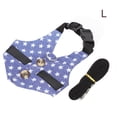 thumbnail image 2 of Adjustable Leash Harness Breathable Chest Strap Traction Vest for Rabbit Hamster Small Pet AnimalStars Dress L, 2 of 6