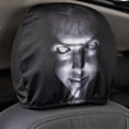 thumbnail image 4 of 2 Pack Scary Ghost Face Headrest Covers, Upgraded Snug Fit Breathable Spooky Face Printing Auto Seat Cover Headrest Protector, Universal Elastic Model, Halloween Car Decorations, 4 of 5