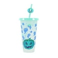 thumbnail image 2 of YOPTOP Halloween Decorations  Halloween Color Changing Cups With Lids And Straws Plastic Tumblers With Lids And Straws  Kids Cups With Straws And Lids For Halloween Great Gifts,b, 2 of 3